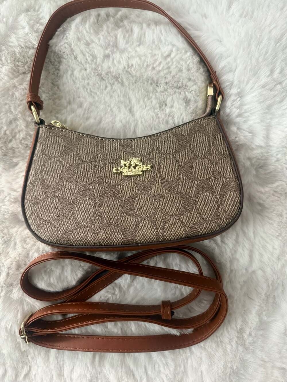 Coach Teri Shoulder Bag In Signature Canvas